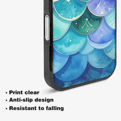 iPhone 16 Case — Mermaid Scale, Unique Phone Case Design