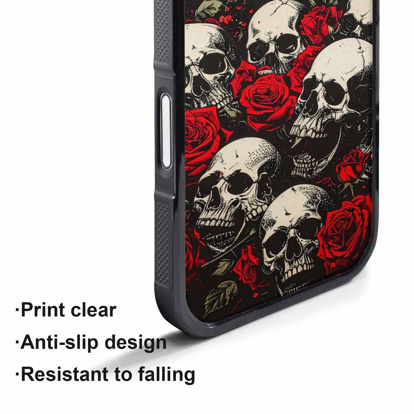 iPhone 17 Pro Case — Skull Dark Art Gothic Print Gothic, Custom Print Case Cover