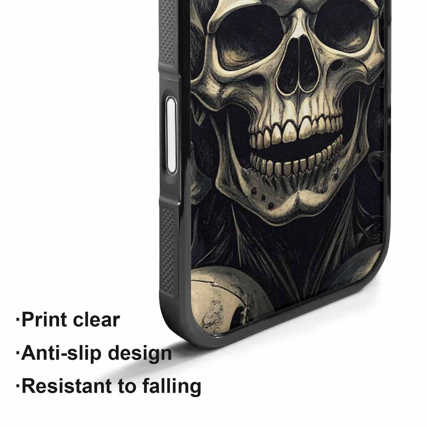iPhone 17 Case — Skull Dark Art Gothic Print Gothic, Custom Print Case Cover