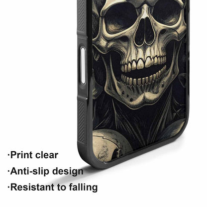 iPhone 17 Case — Skull Dark Art Gothic Print Gothic, Custom Print Case Cover