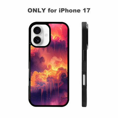 iPhone 17 Case — Seamless Tileable Pattern Of Galaxy Space, Custom Made Phone Cover