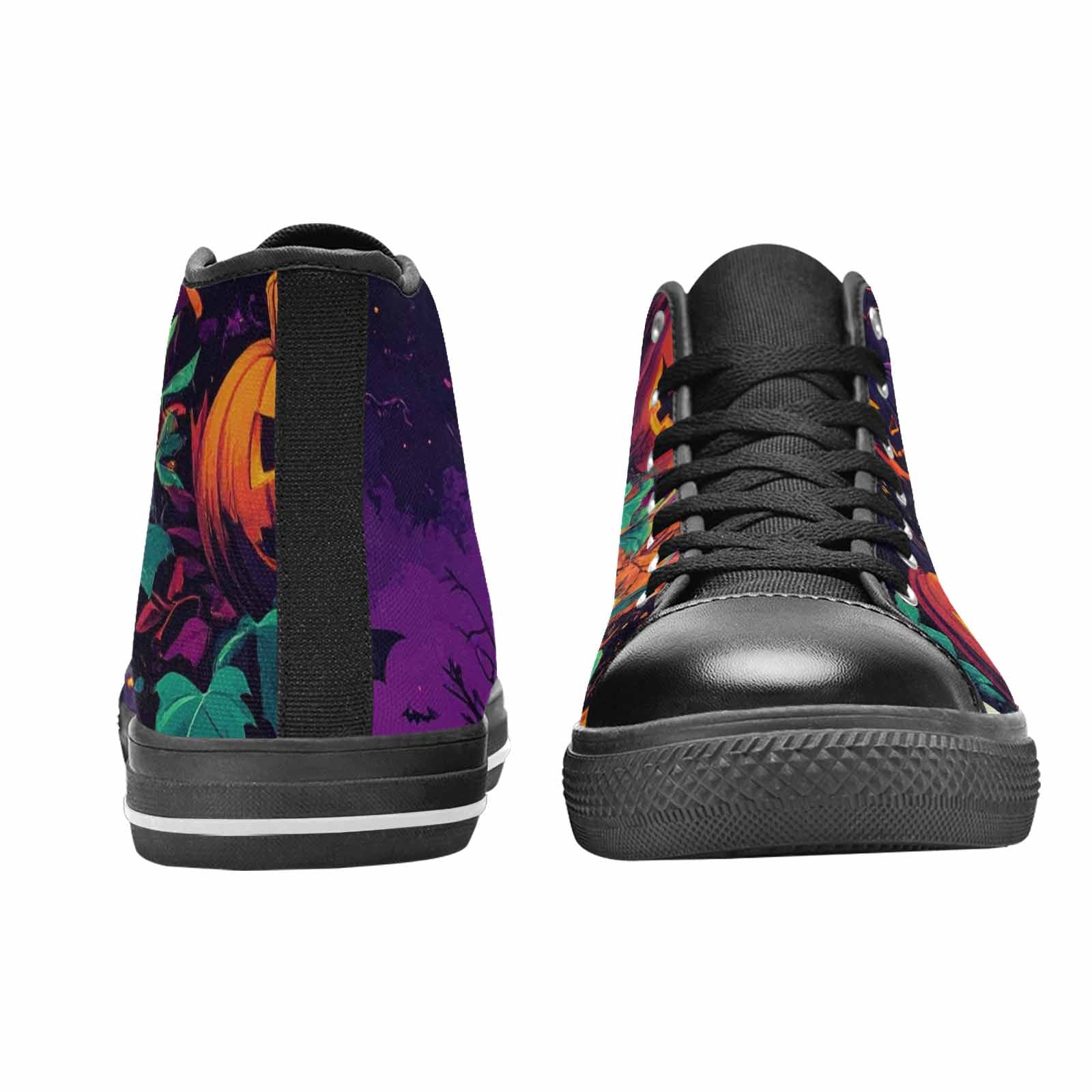 MEN'S Halloween Print High Top Canvas Cottagecore Custom Sneakers