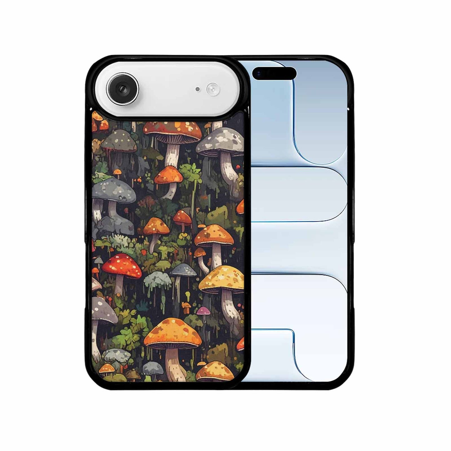 iPhone 17 Air Case — Mushrooms Camomushrooms Patter Fcc Camo, Custom Printed Phone Case