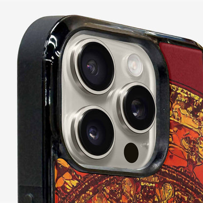 iPhone 16 Pro Max Case — Mandala Lions, Personalized Phone Case