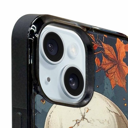 iPhone 15 Plus Case — Halloween Skulls Pumpkins Custom, Customized Protective Case