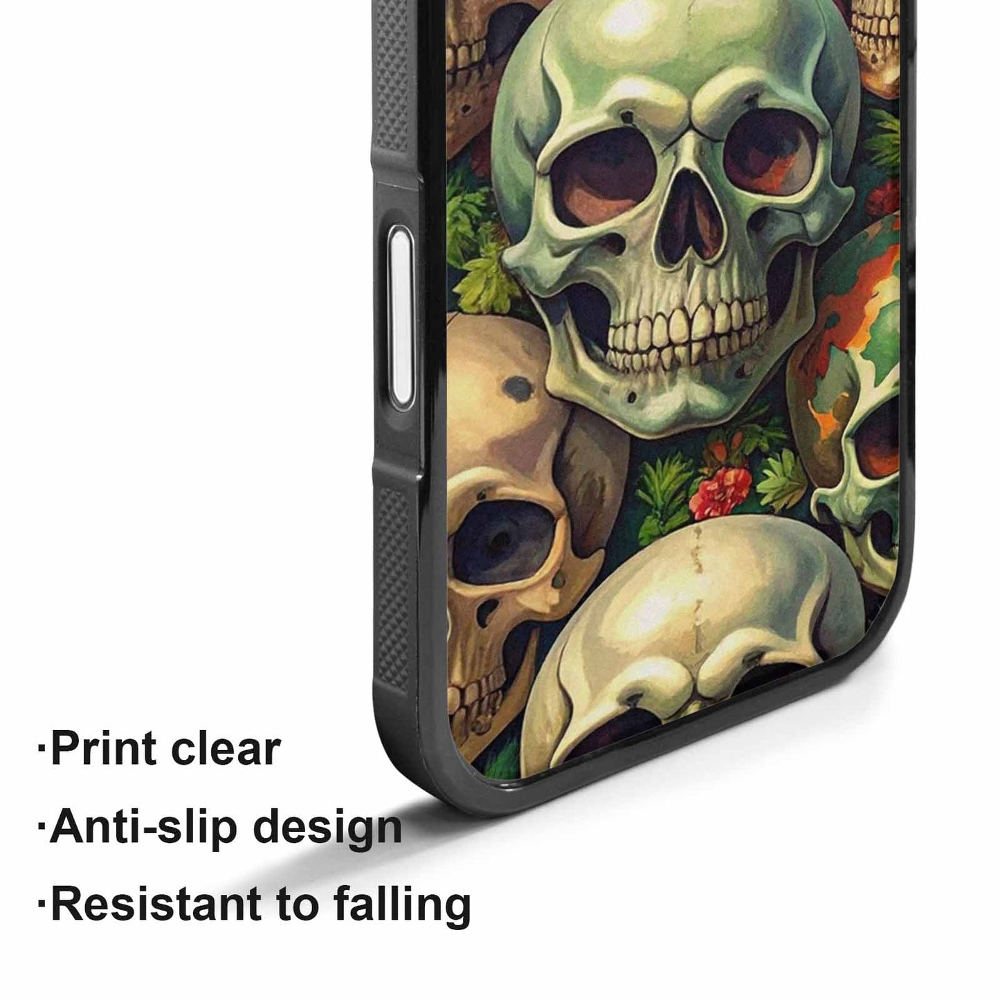 iPhone 17 Case — Skulls Camoskulls Pattern Gothic Skulls, Original Design Phone Case