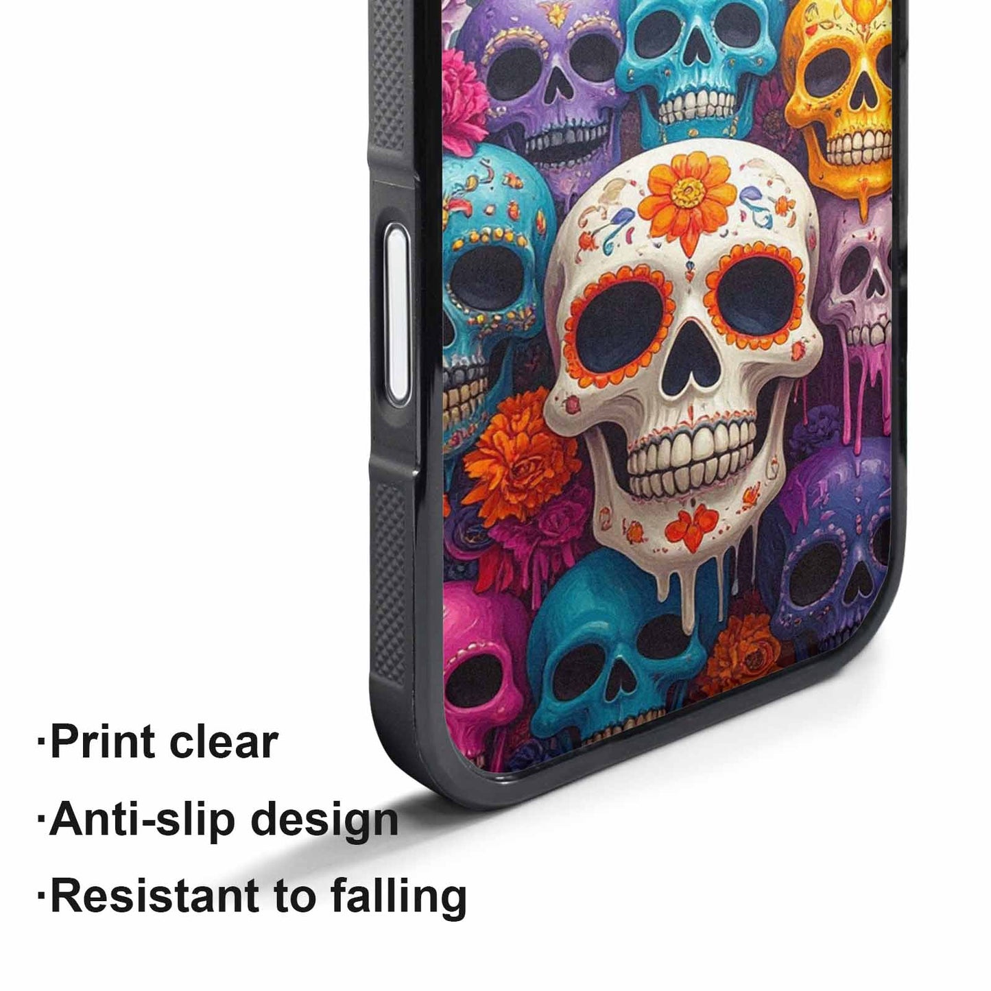 iPhone 17 Pro Max Case — Sugar Skullsmelting Sugar Skulls V0q Gothic, Original Design Phone Case