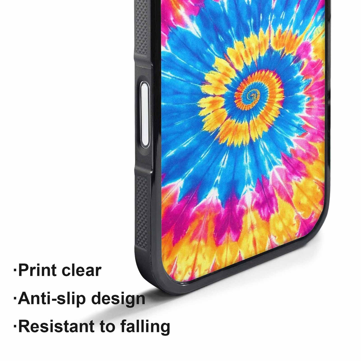 iPhone 17 Air Case — Tie Dye Spiral Art Seamless Tie, Unique Phone Case Design