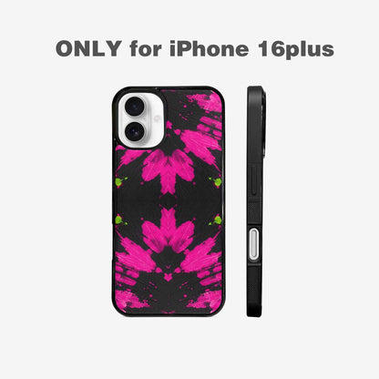 iPhone 16 Plus Case — Acid Wash Tie Dye Pattern High, Customized Protective Case