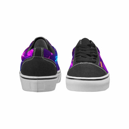 WOMEN'S 80s Retro Motif Lace-Up Canvas Surreal Shoes