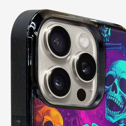 iPhone 16 Pro Max Case — Glowing Skeleton Pattern Hundreds Of Small, Unique Phone Case Design