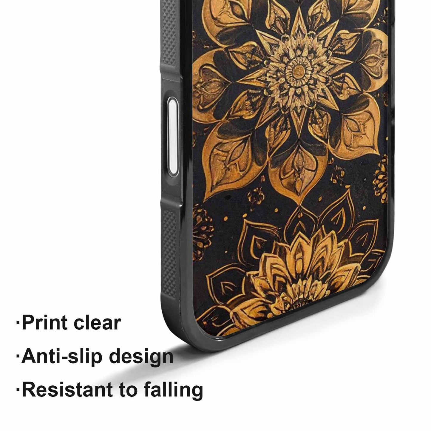 iPhone 17 Case — Small Mandala Pattern, Randomly Floral, Custom Print Case Cover