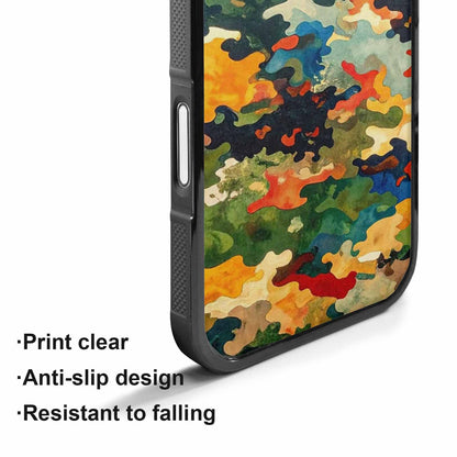 iPhone 17 Case — Camo Patches Full Color Camo, Personalized Phone Case