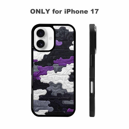 iPhone 17 Case — Vivid Camo Asexual Camo, Custom Printed Phone Case