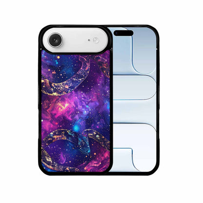 iPhone 17 Air Case — Snake Print Galaxy Seamless Pattern Animal, Unique Phone Case Design