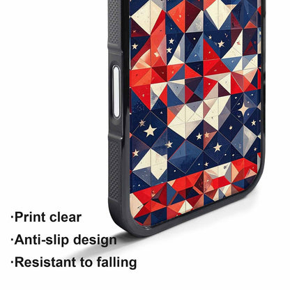 iPhone 17 Pro Case — Small American Flag Stars And Galaxy, Unique Phone Case Design