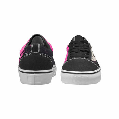 WOMEN'S Monsters (general) Lace-Up Canvas Vibrant Chaos Sneakers