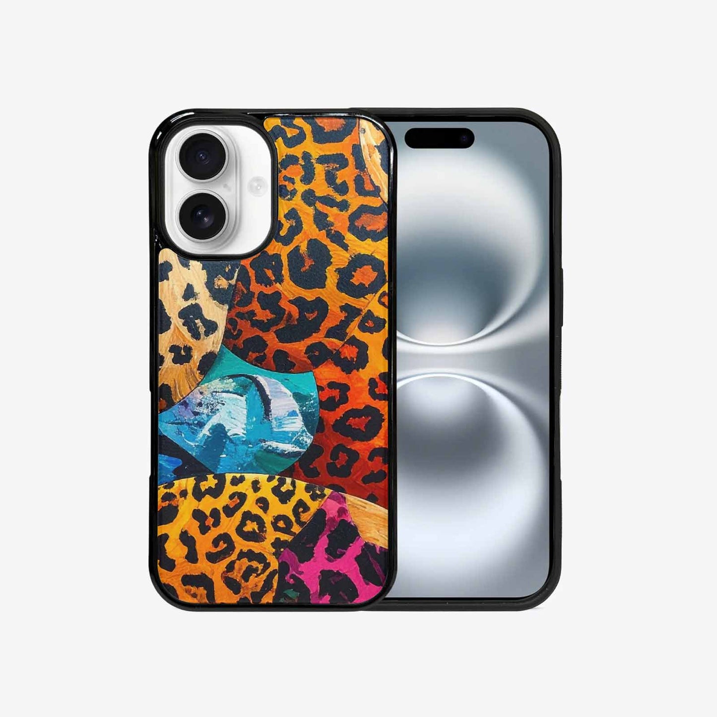iPhone 16 Case — Full Color Vibrant Animal Print Animal, Original Design Phone Case