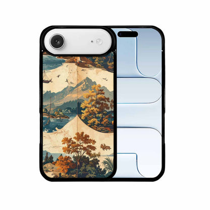 iPhone 17 Air Case — Vintage Travel Artwork Pattern Retro Vintage, Custom Designed Case Cover
