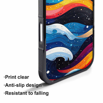iPhone 17 Pro Max Case — Glossy Winter Wave Cartoon Cute, Customized Protective Case