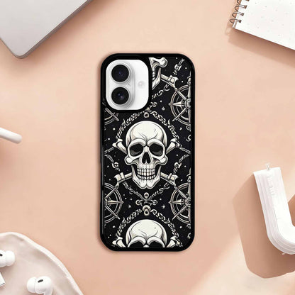 iPhone 17 Case — Skull And Crossbones Pirate Gothic Skulls, Custom Made Phone Cover