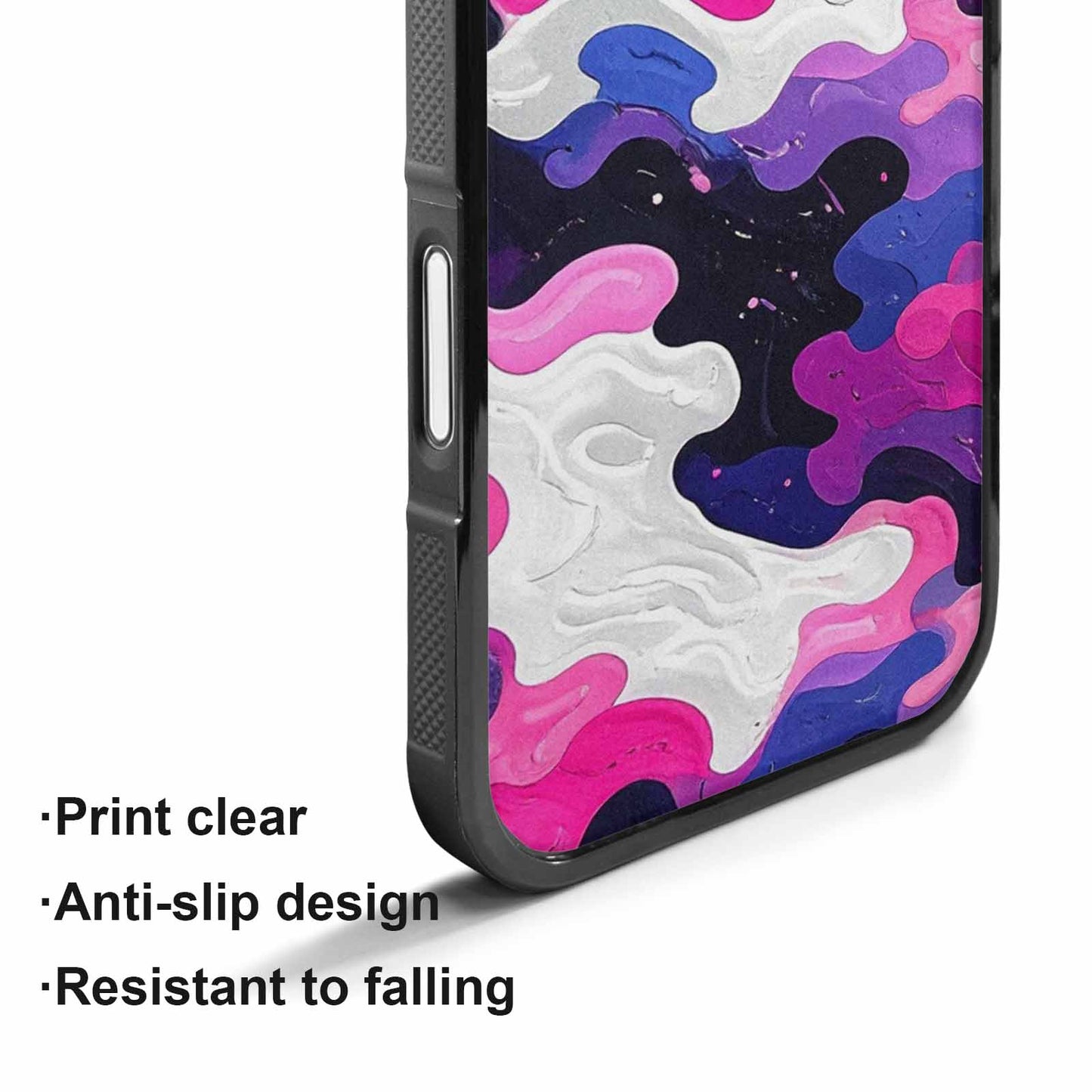 iPhone 17 Case — Vivid Camo Genderfluid Camo, Unique Phone Case Design