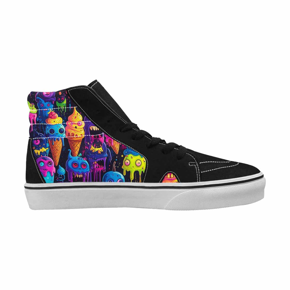 MEN'S Ice Cream Monsters  High Top Canvas Y2K Shoes