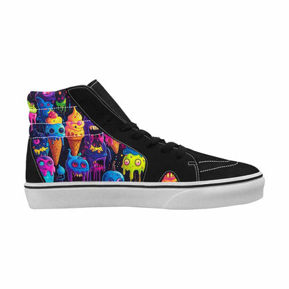 MEN'S Ice Cream Monsters  High Top Canvas Y2K Shoes
