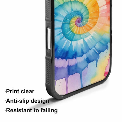 iPhone 17 Case — Seamless Repeating Pattern Of Tie Dye, Customized Protective Case