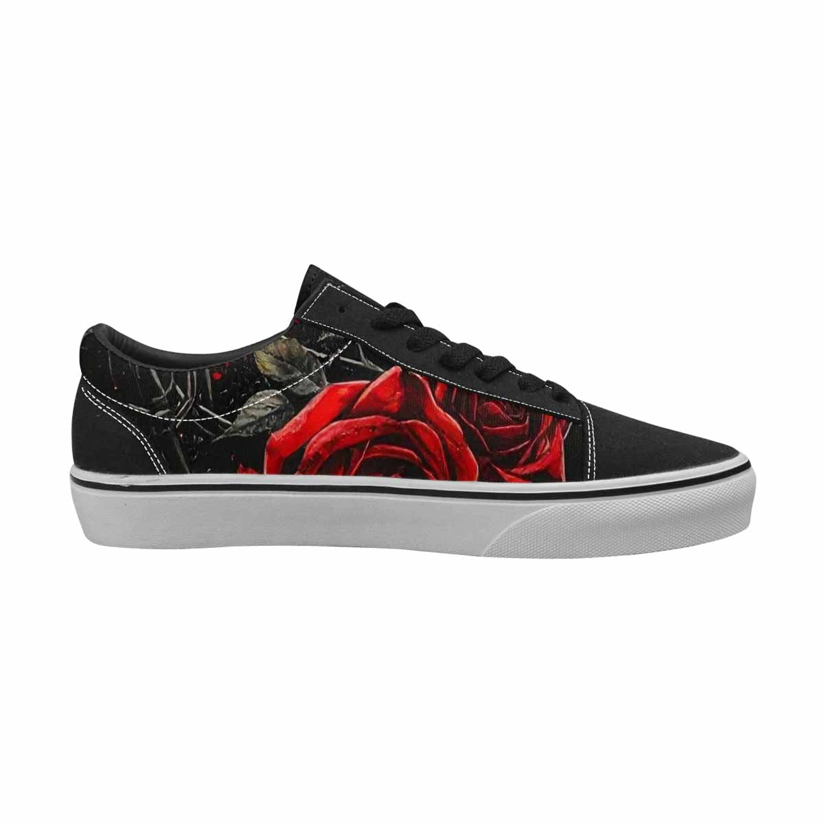 WOMEN'S Barbed Wire Coil Lace-Up Canvas Dark Academia Custom Sneakers