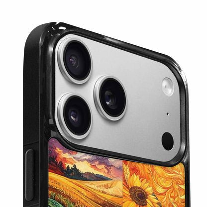 iPhone 17 Pro Max Case — Small Van Gogh Style Galaxy Space, Custom Printed Phone Case