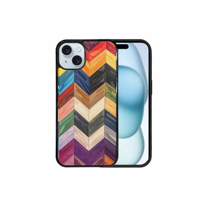 iPhone 15 Plus Case — Progress Pride Flag Color Theme Small, Personalized Phone Case