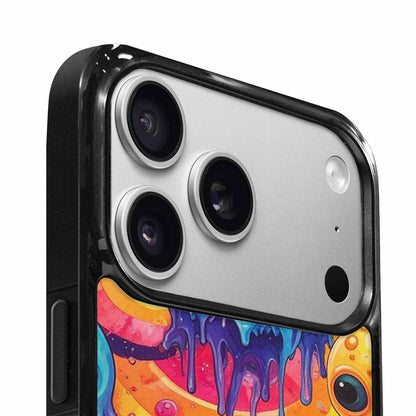 iPhone 17 Pro Case — Aliens Tie Dyemelting Aliens P Tie, Custom Printed Phone Case