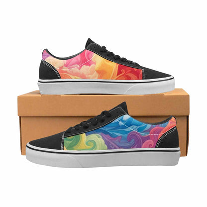 WOMEN'S Tie Lace-Up Canvas Dark Academia Sneakers