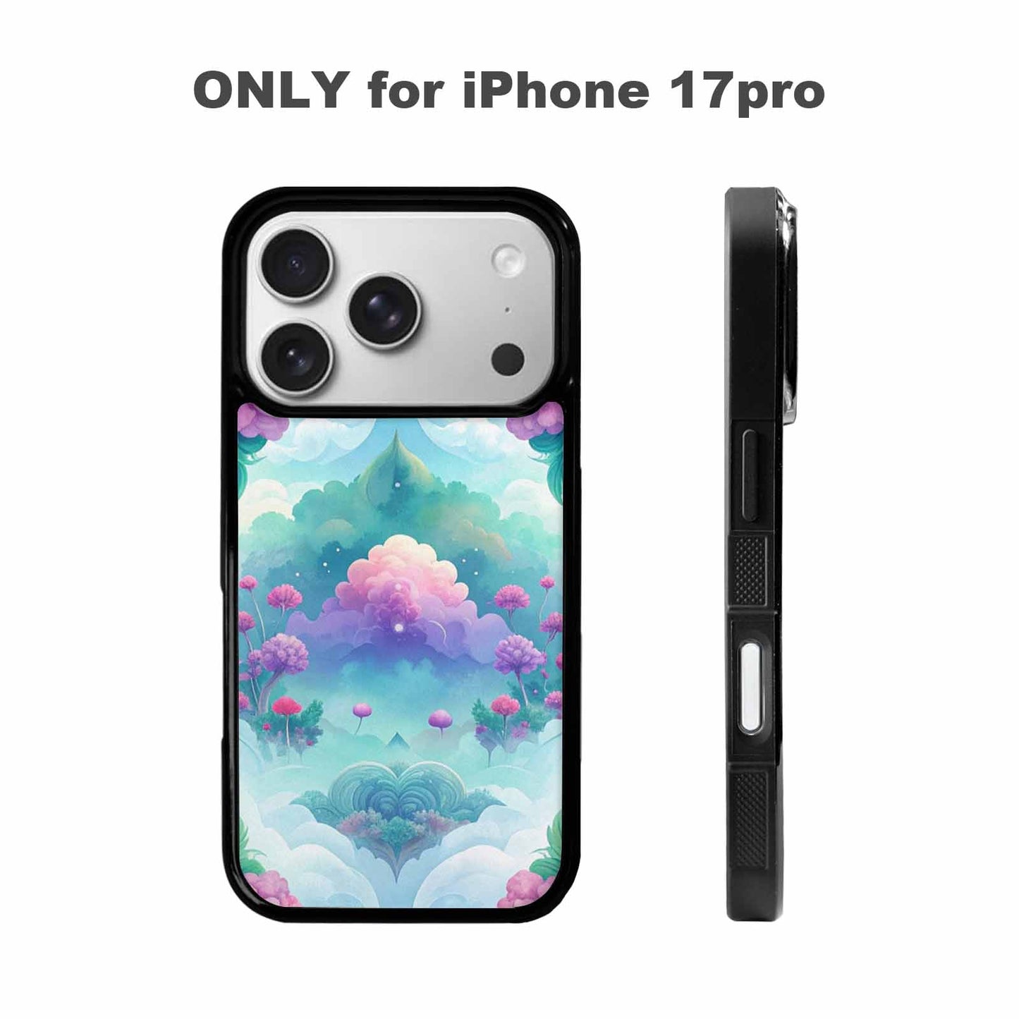 iPhone 17 Pro Case — Surrealist Dreamscape Original Art, Custom Art Phone Cover
