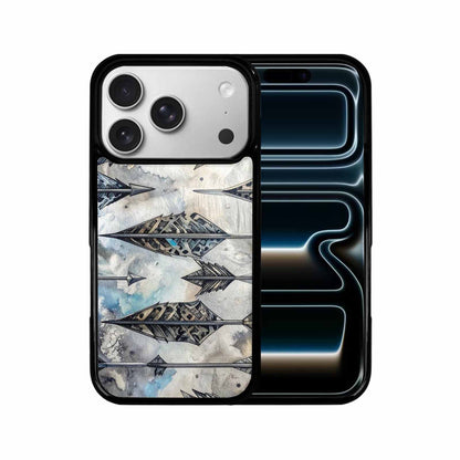 iPhone 17 Pro Case — Iridescent Leopard Print Arrow Animal Print, Custom Designed Case Cover