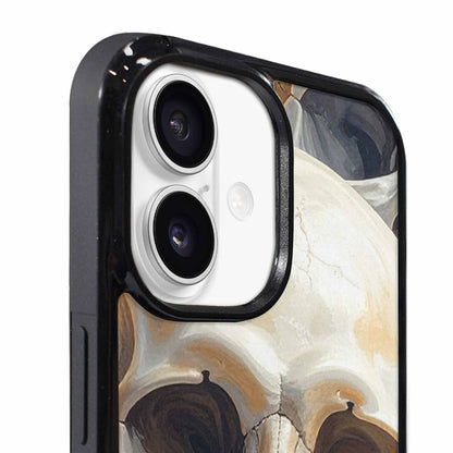 iPhone 17 Case — Seamless Tileable Pattern Of Gothic Skulls, Custom Print Case Cover
