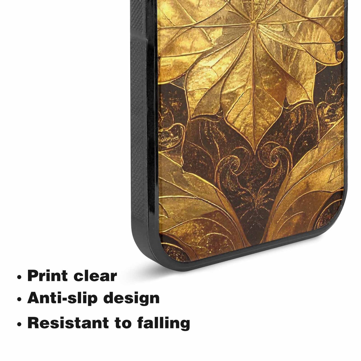 iPhone 15 Plus Case — Klimt Gold Leaf Artwork Pattern, Custom Made Phone Cover