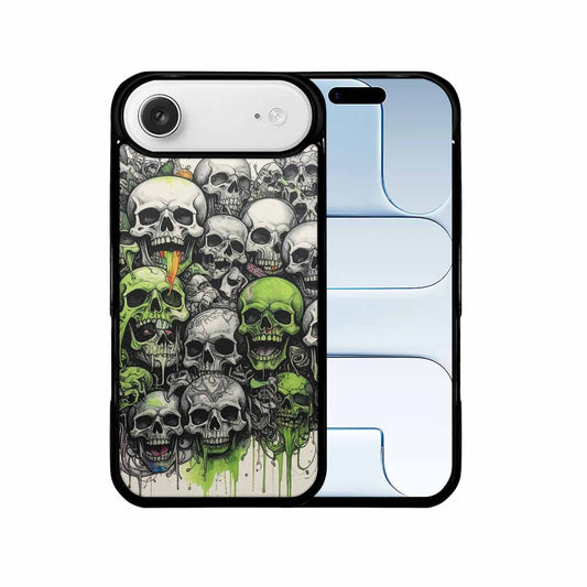 iPhone 17 Air Case — Black Green Ink Rainbow From Gothic, Personalized Phone Case