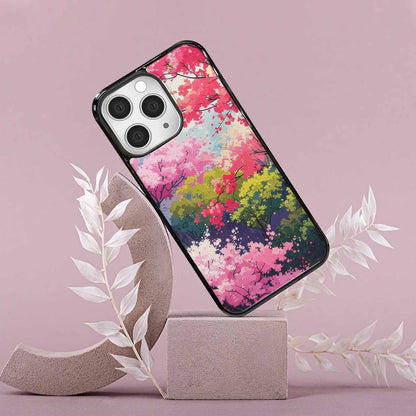 iPhone 15 Pro Max Case — Cherry Blossom Branch Cherry Blo, Customized Protective Case
