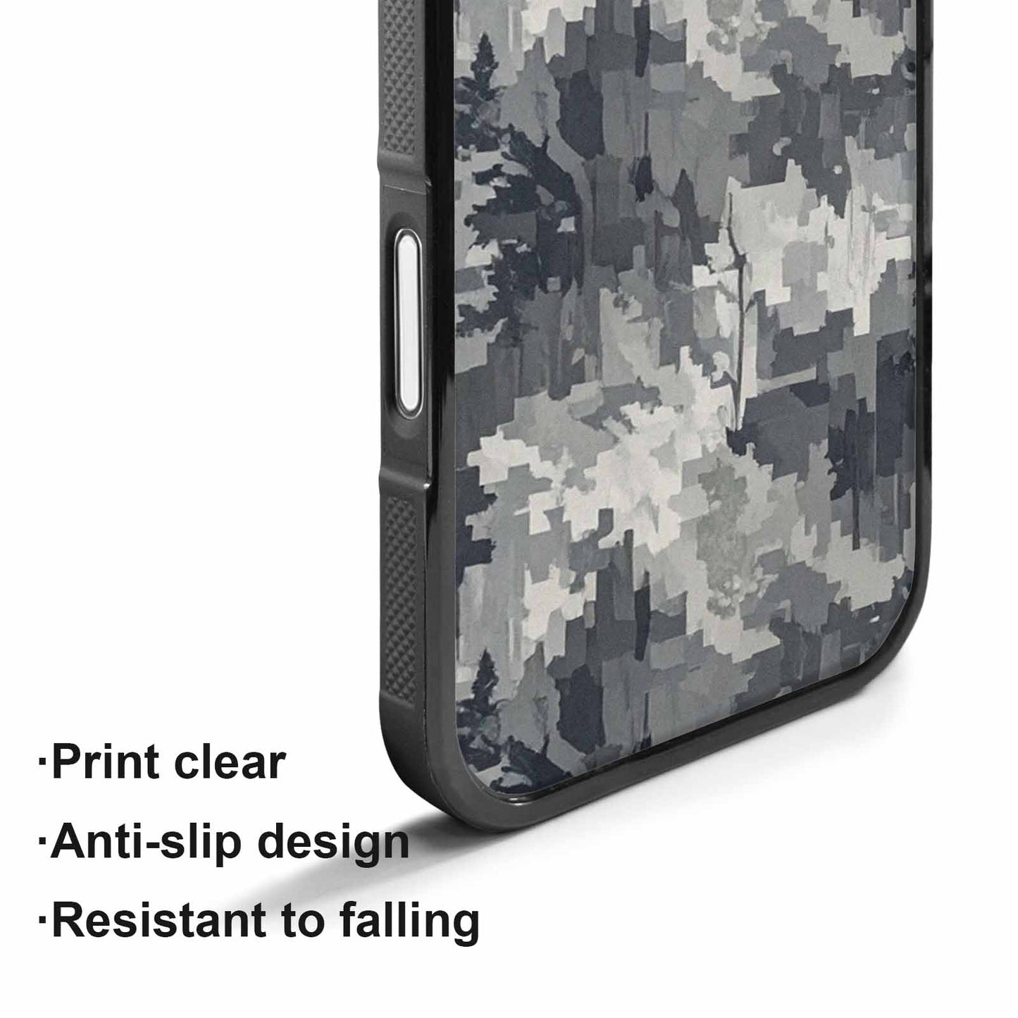 iPhone 17 Case — Small Military Camouflage Blotch Camo, Personalized Phone Case