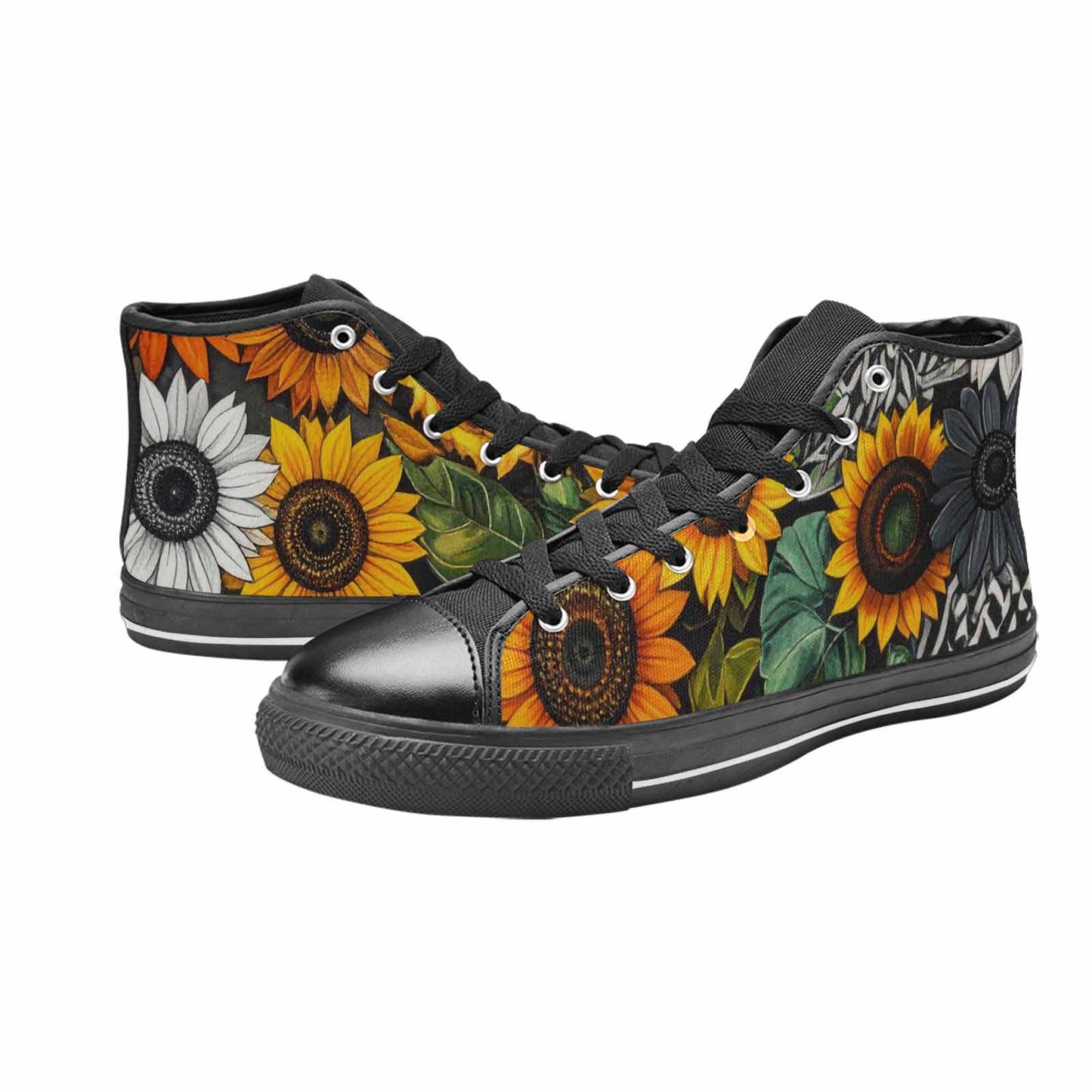 WOMEN'S Blend Melt Them High Top Canvas Surreal Sneakers