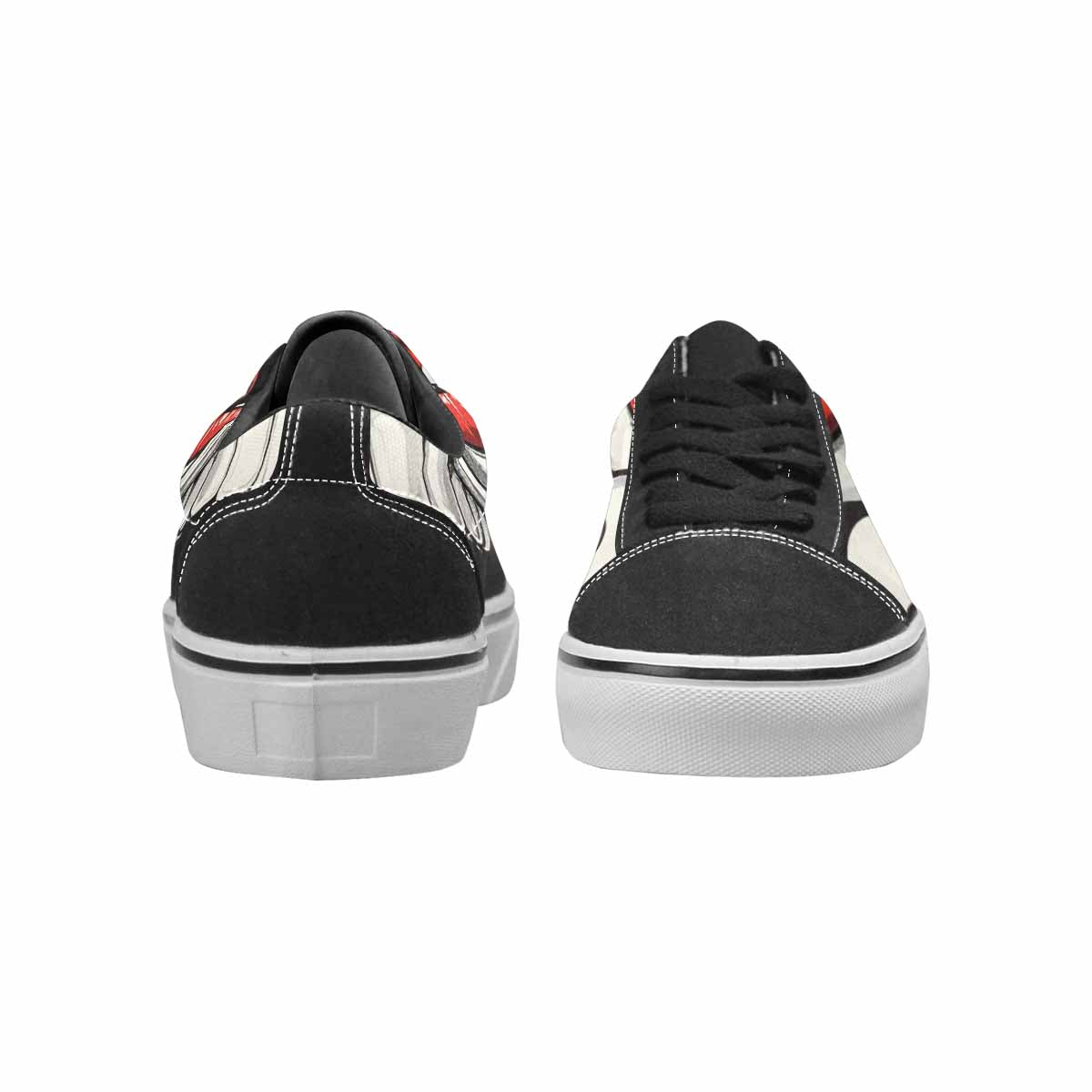 MEN'S Googly Cartoon Mouths Canvas Lace-Up Neon Fantasy Shoes