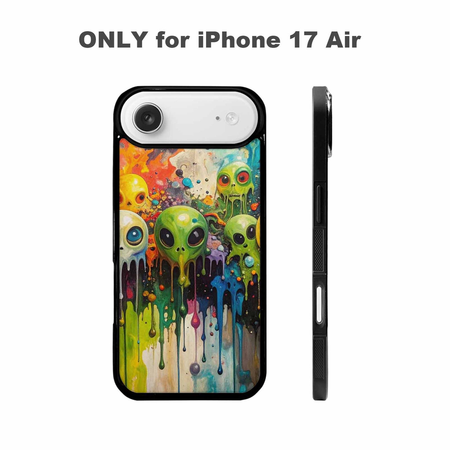 iPhone 17 Air Case — Aliens Camomelting Aliens Patt Q9t Alien, Custom Print Case Cover