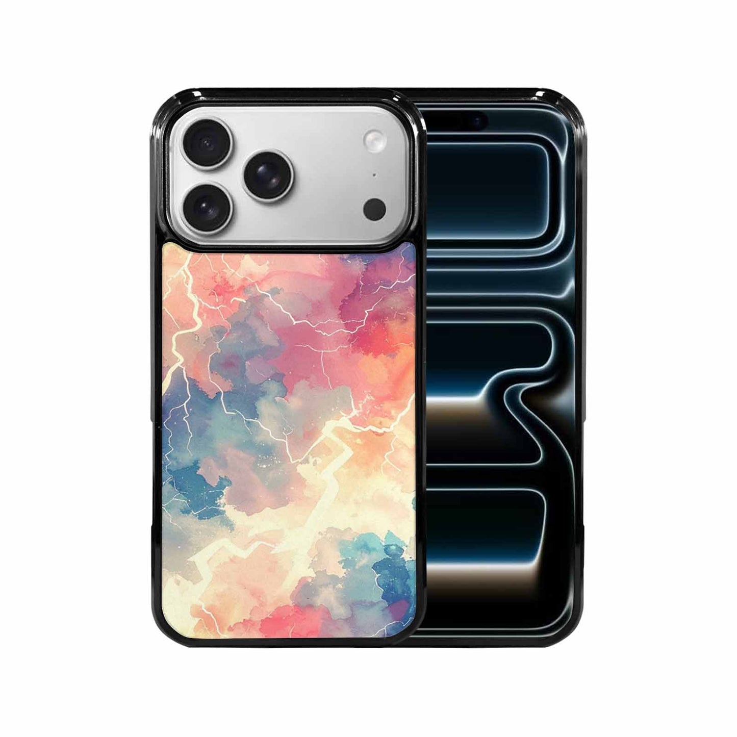 iPhone 17 Pro Max Case — Vintage Spring Lightning Retro Vintage, Custom Made Phone Cover
