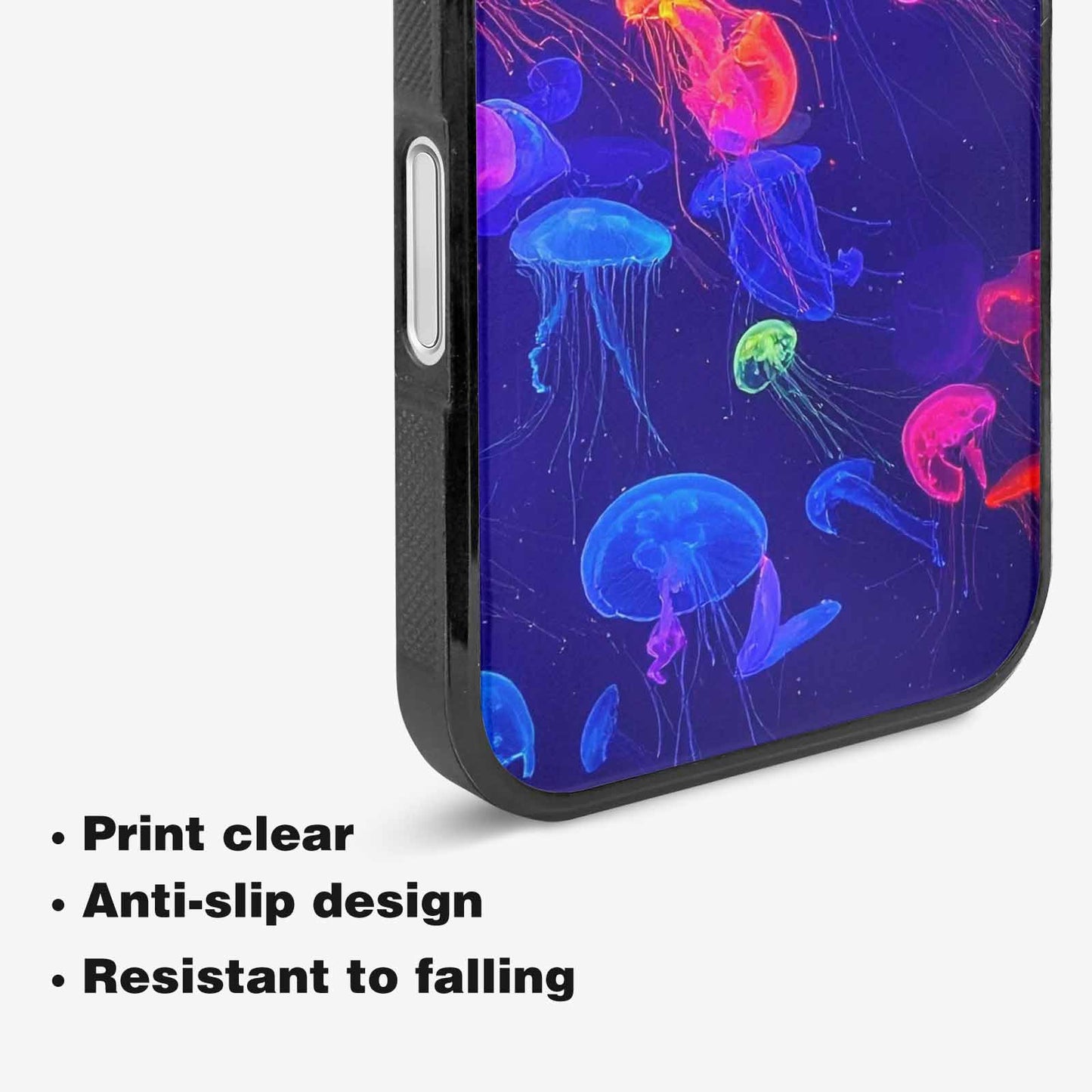 iPhone 16 Case — Jellyfish Glow Jellyfish Glow Pattern Hundreds, Custom Art Phone Cover