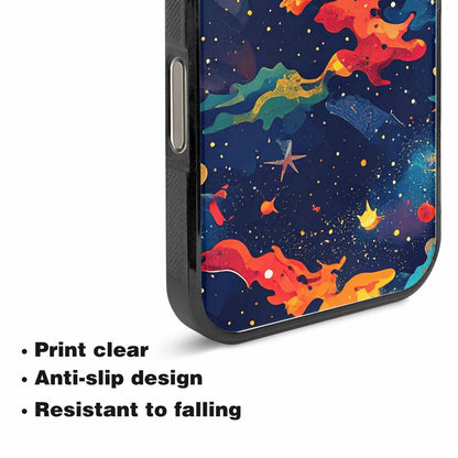 iPhone 15 Pro Max Case — Cosmic Camo Harmony, Custom Printed Phone Case
