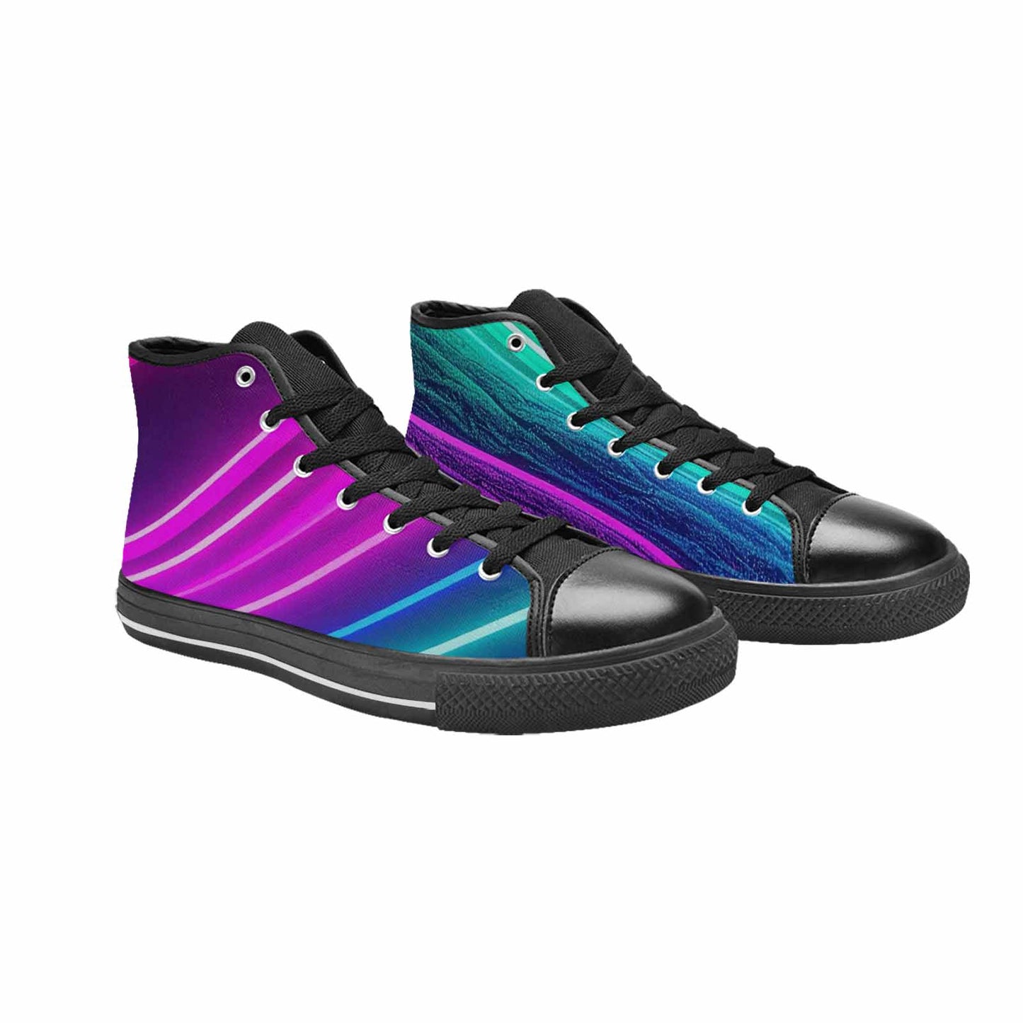 WOMEN'S 80S Neon Cartoon High Top Canvas Dreamcore Shoes