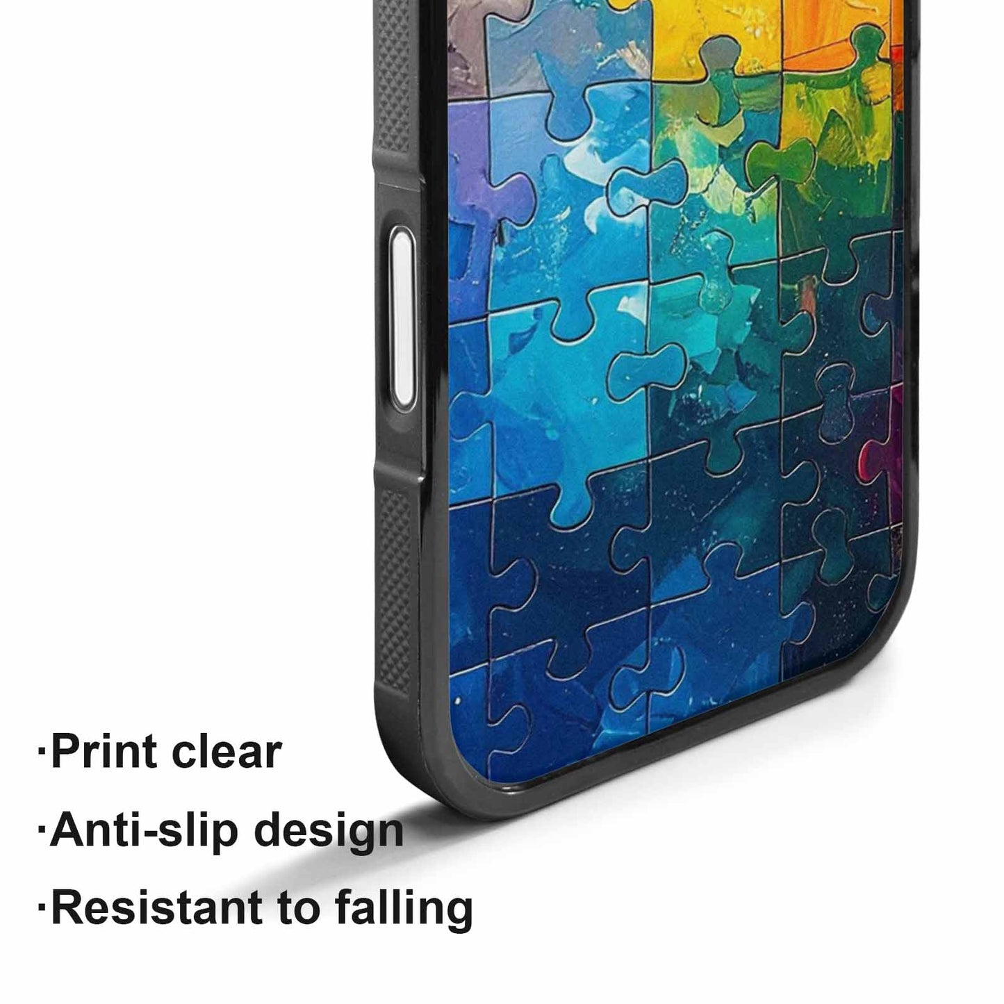 iPhone 17 Case — Autism Puzzle Pieces Puzzle Original Art, Customized Protective Case