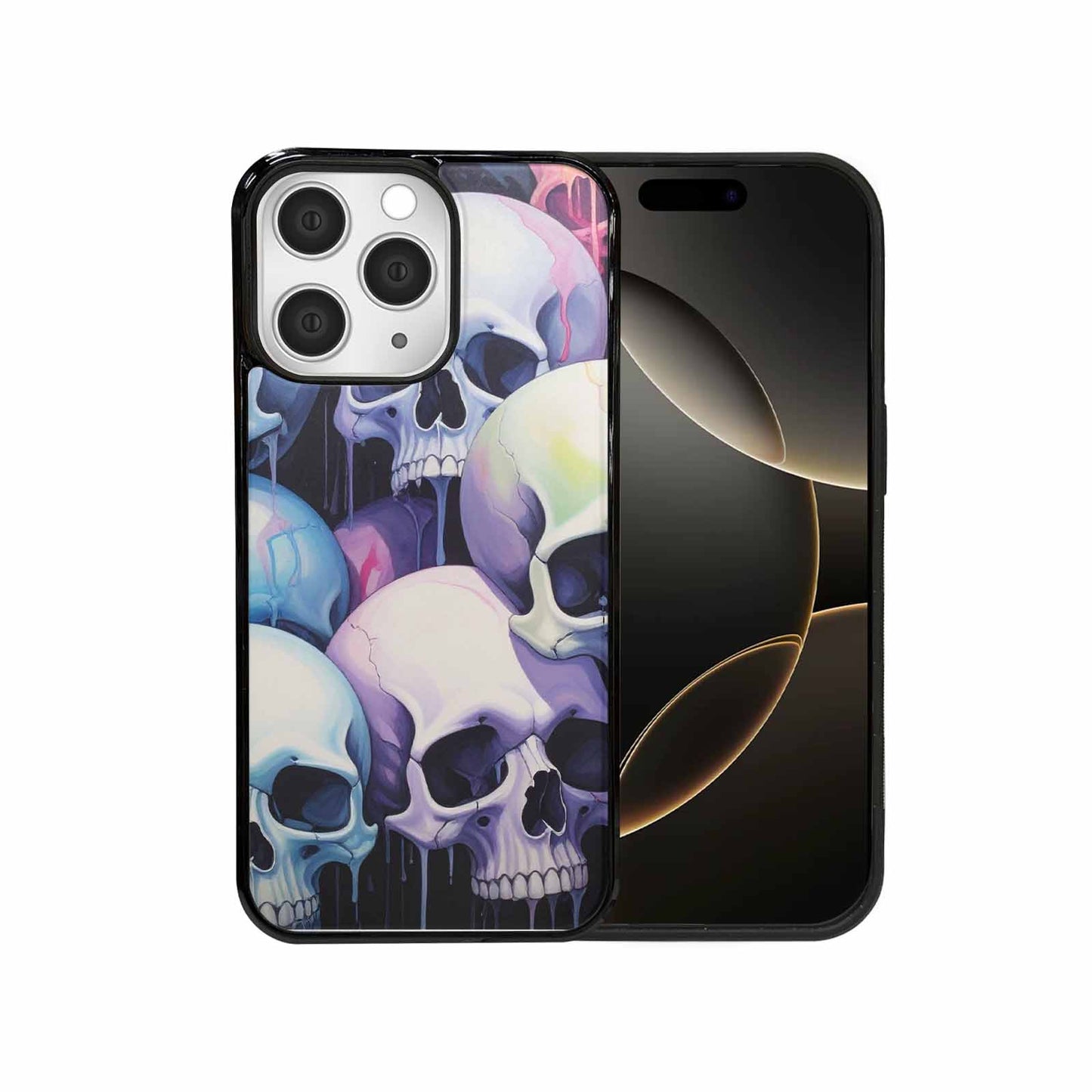 iPhone 15 Pro Max Case — Dark Black And White Color Tone, Original Design Phone Case